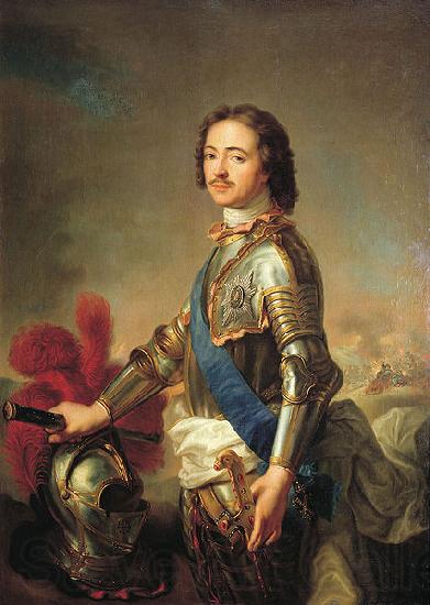 Jean Marc Nattier Portrait of Peter I of Russia Germany oil painting art